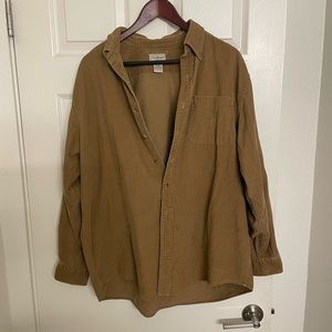 LL Bean Corduroy Shirt